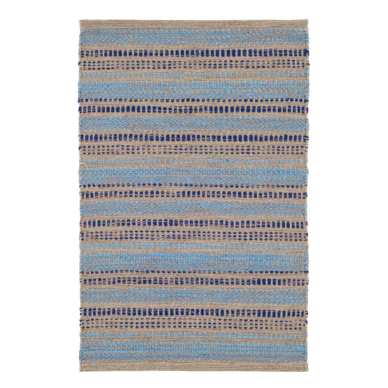 Sooner Than Later Handwoven Indoor/Outdoor Rug | Blue