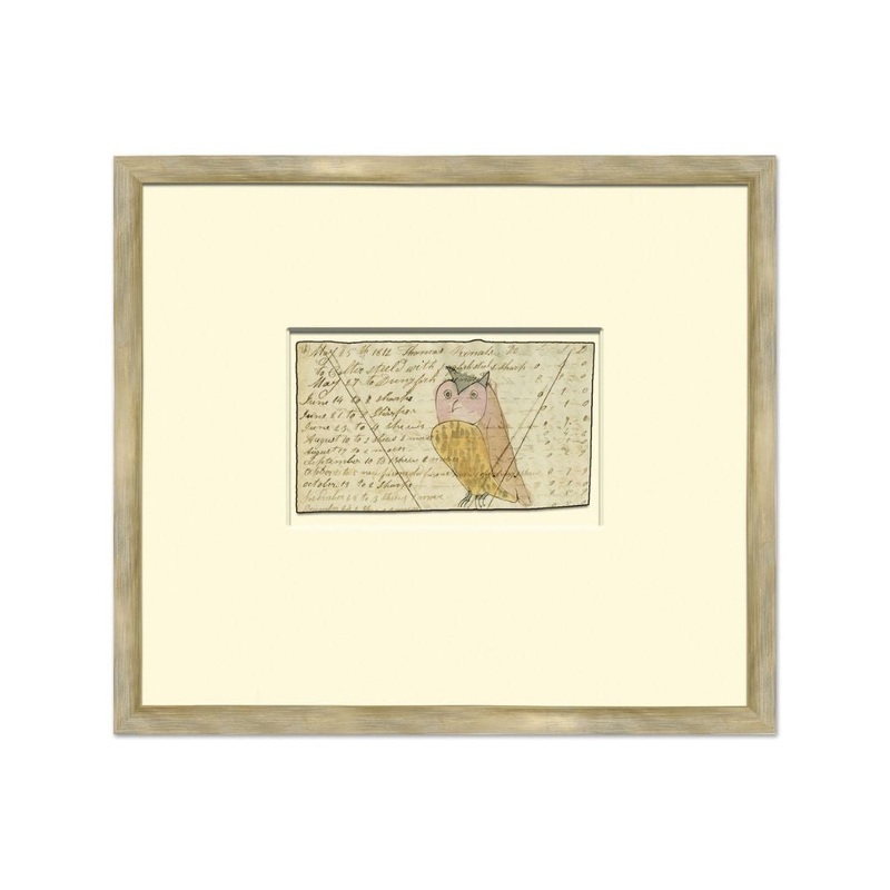 Owl Mennonite Ledger Drawing