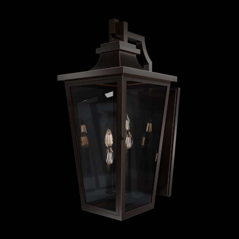 Schonbek SW37531 Dannemore 4-lt 31″ Tall Outdoor Wall Sconce