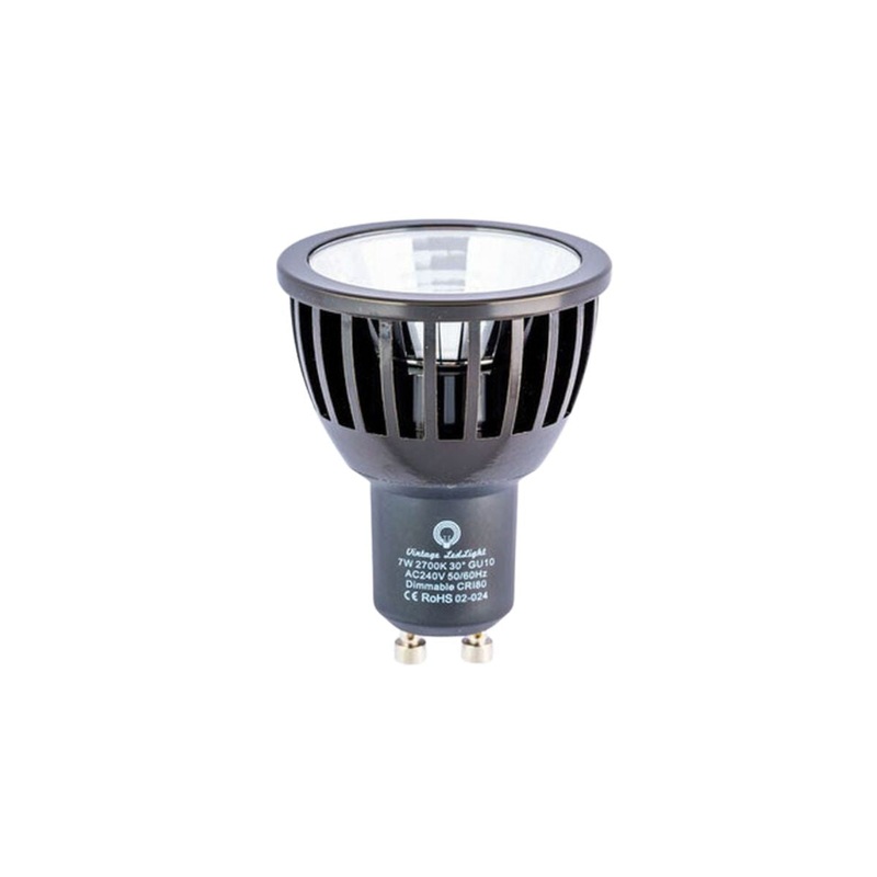 Vintage LED light GU10 Bulb – 550lm 2300K – Dimmable