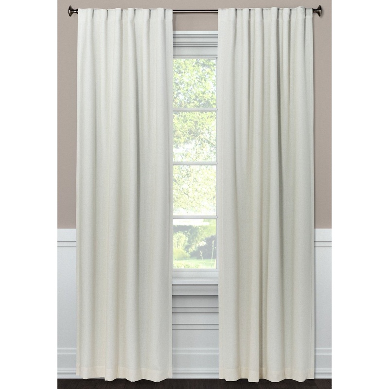 50″x84″ Blackout Aruba Window Curtain Panel Sour Cream