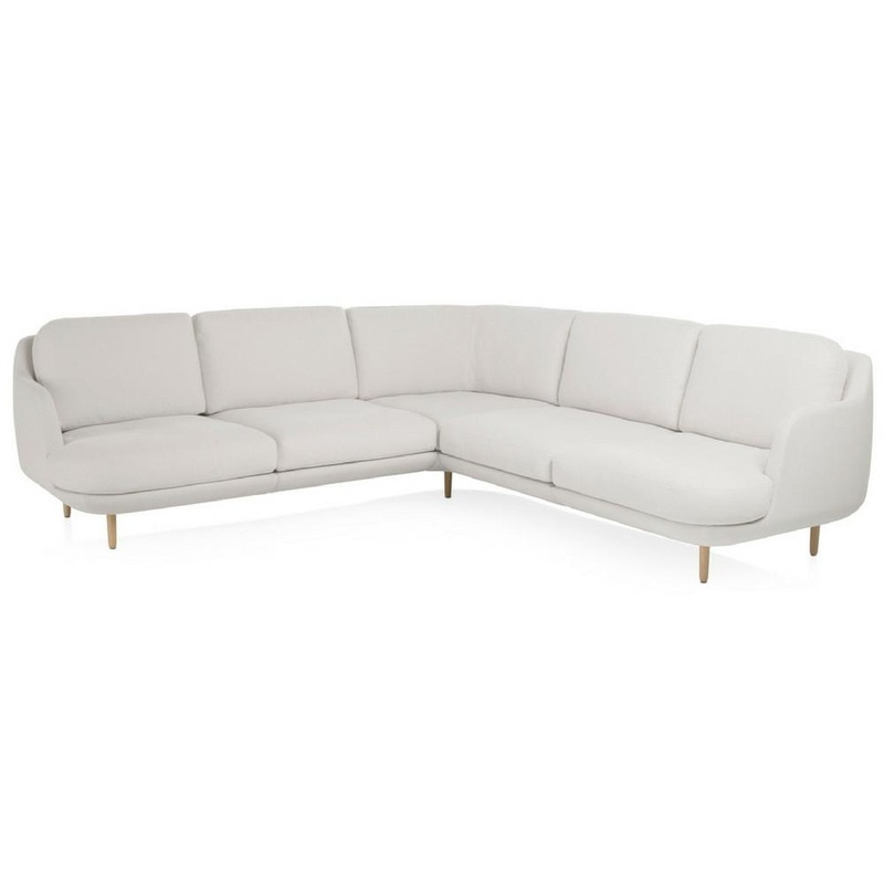 Fritz Hansen Lune Corner Sectional Sofa Six-Seat