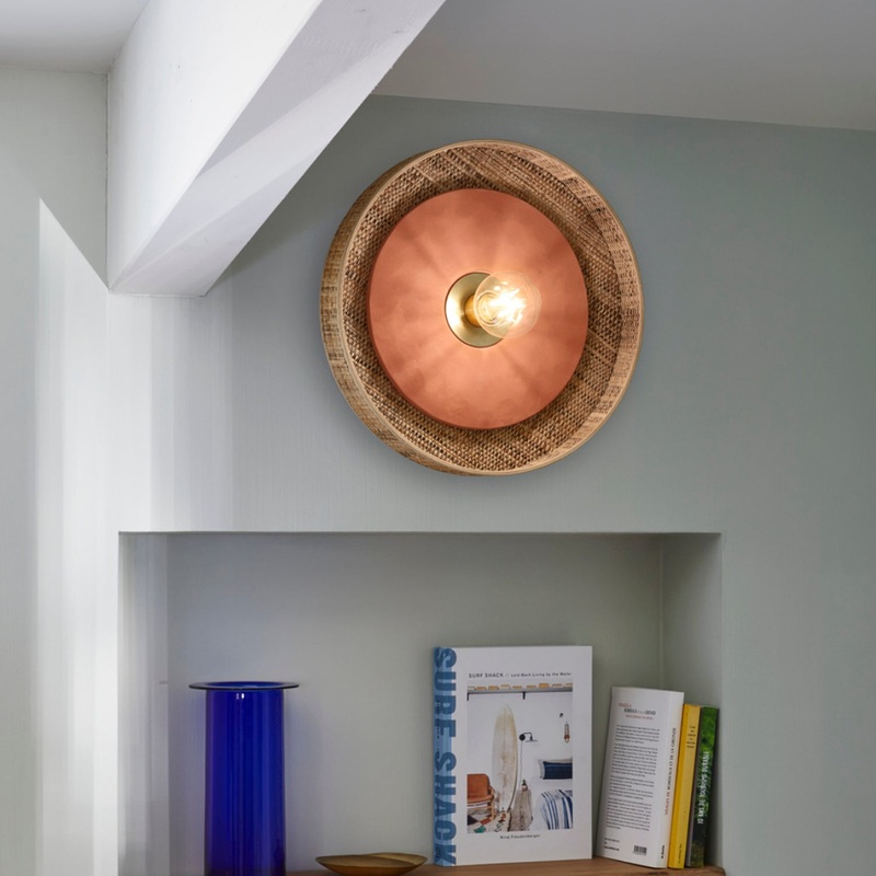 Market Set Portinatx Wall Lamp (Terracotta /  40 cm) – Second Chance