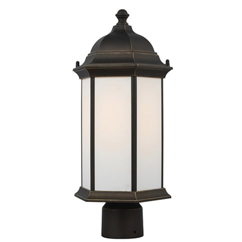 Generation 8238651EN3 Sevier 1-lt 18″ Tall LED Outdoor Post Lantern