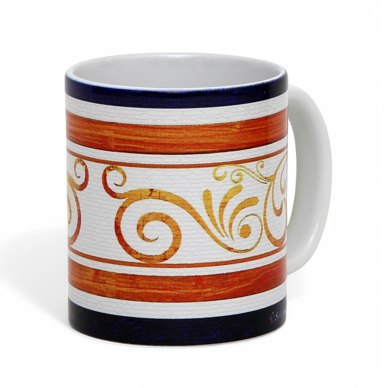 SUBLIMART: Ricco Italia Mug White Handle+Rim – by Mario Bruno (Design 6416)-