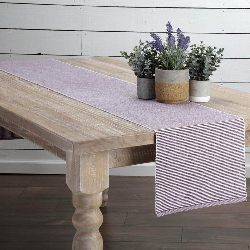 Ashton Burgundy Ribbed Runner 13×90