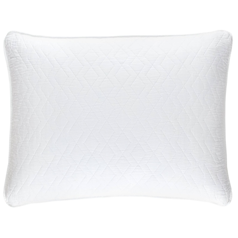 Birdie Quilted Sham | White