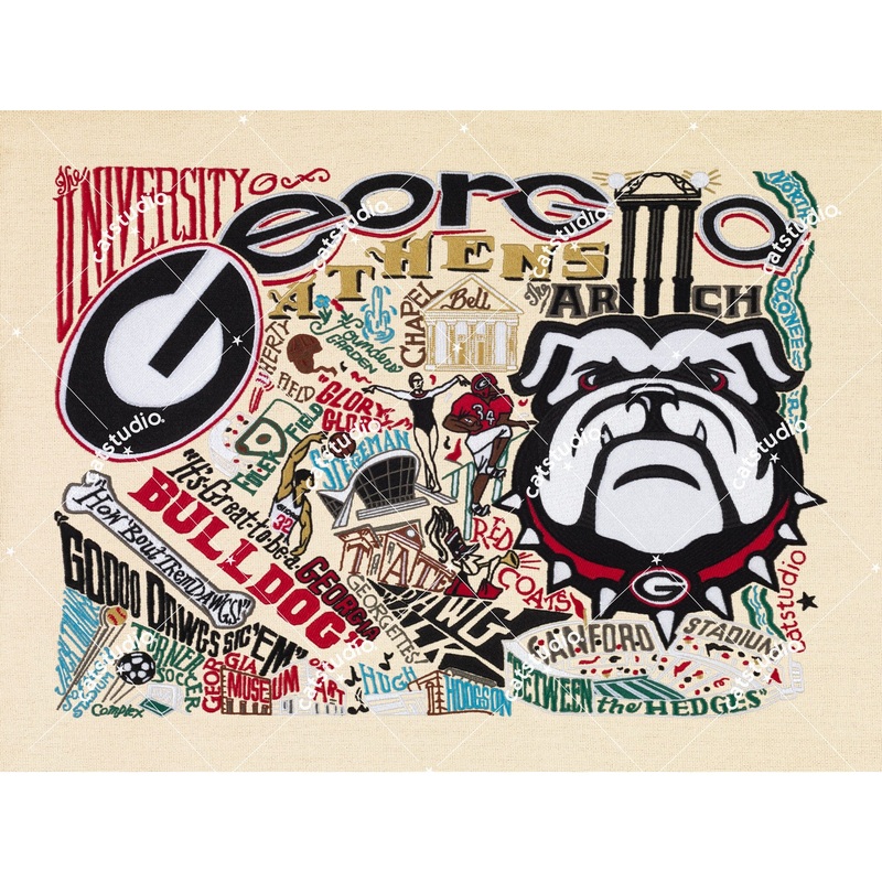 Georgia, University of Collegiate Fine Art Print
