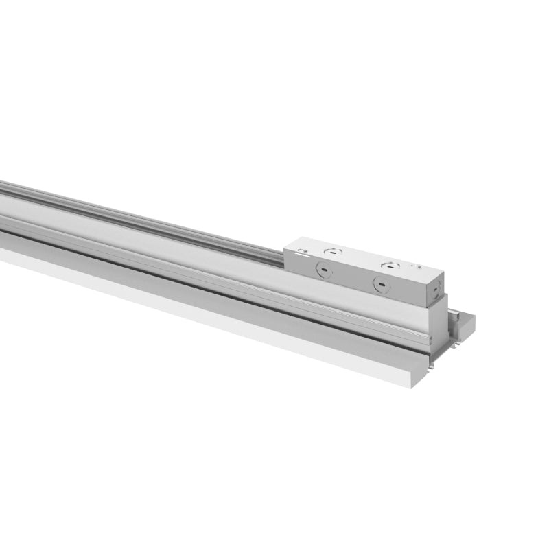 WAC S2CG504 Ventrix 4-ft Recessed Grid Channel with Feed End, 9/16 Slot