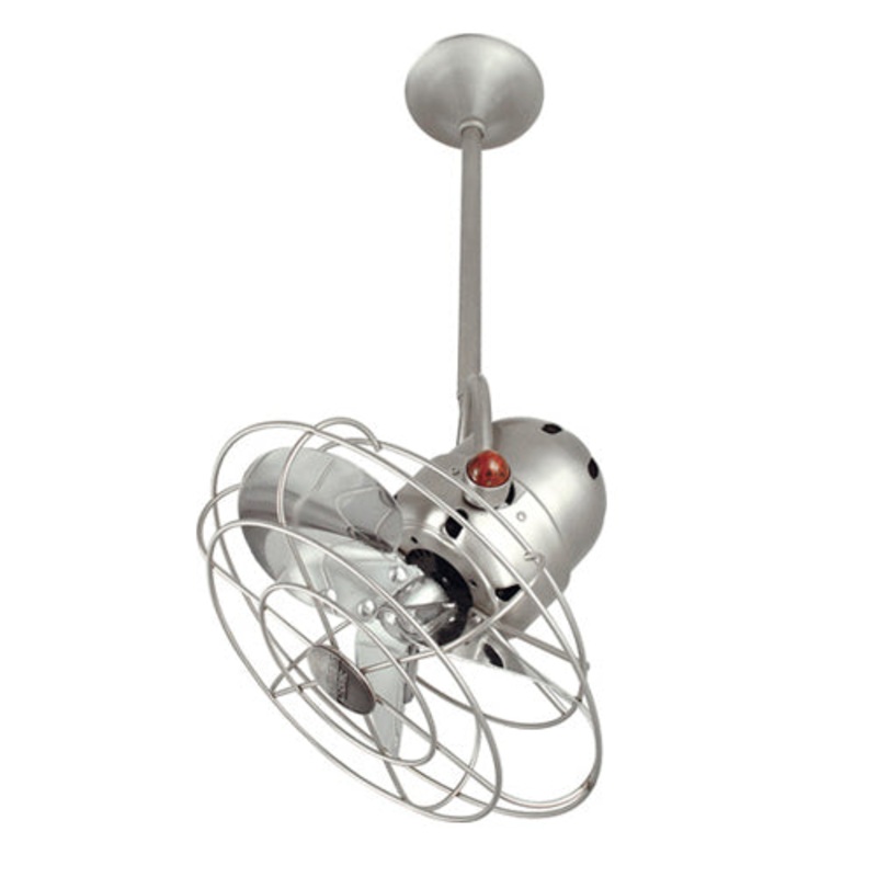 Matthews Fan Bianca Direcional 13″ Ceiling Fan with Decorative Cage