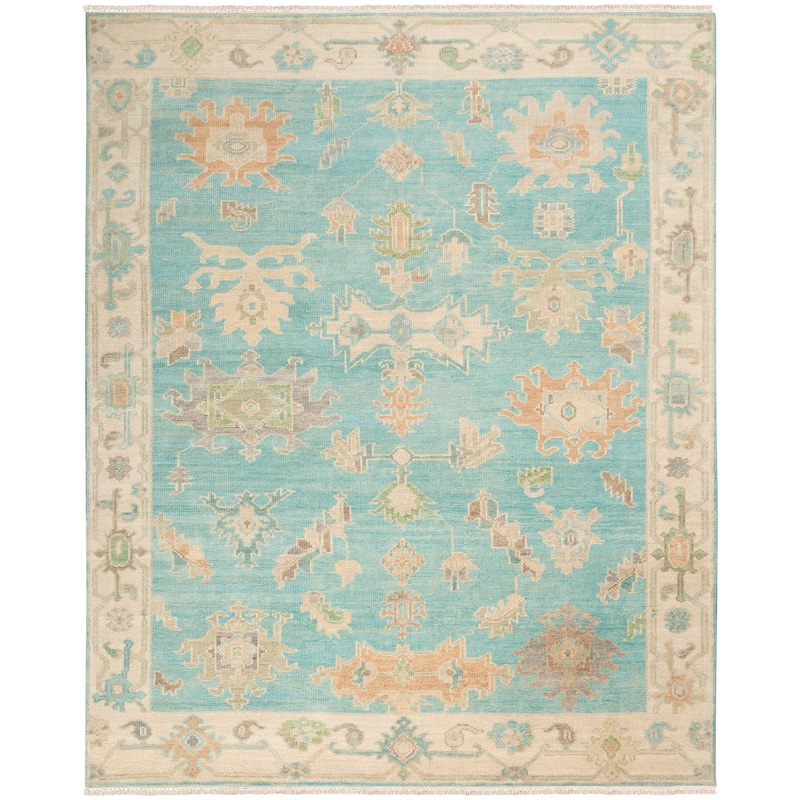 Nourison Odessa 7’9″ x 9’9″ Blue Multicolor Vintage Indoor Rug