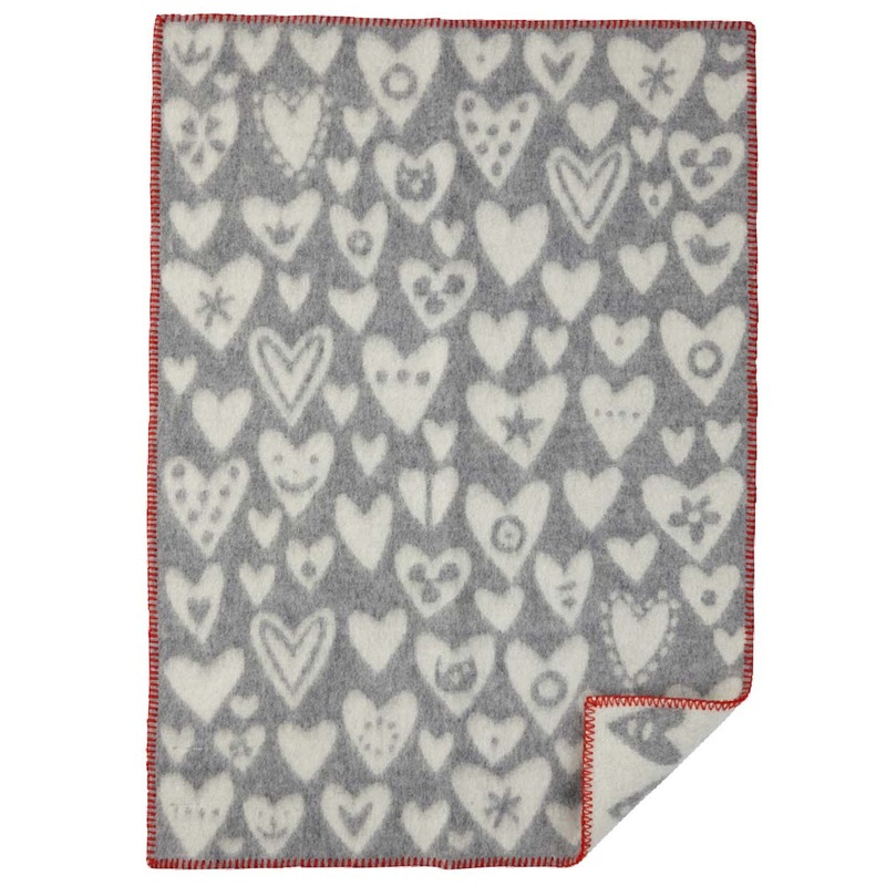 Baby Heart ECO Lambswool Blanket