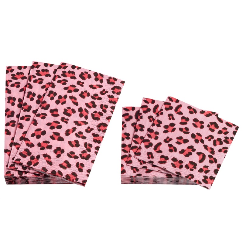 Leopard Napkin | Hot Pink