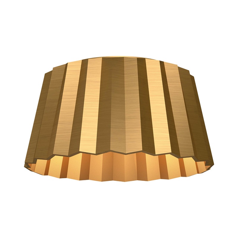 Plisse Flush Mount Ceiling Light