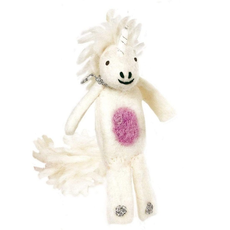 Woolie Finger Puppet – Unicorn – Wild Woolies (T)