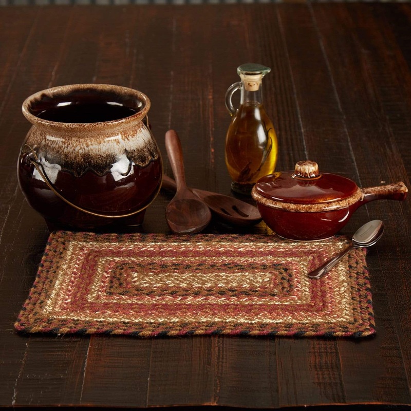 Ginger Spice Jute Rect Placemat 10×15