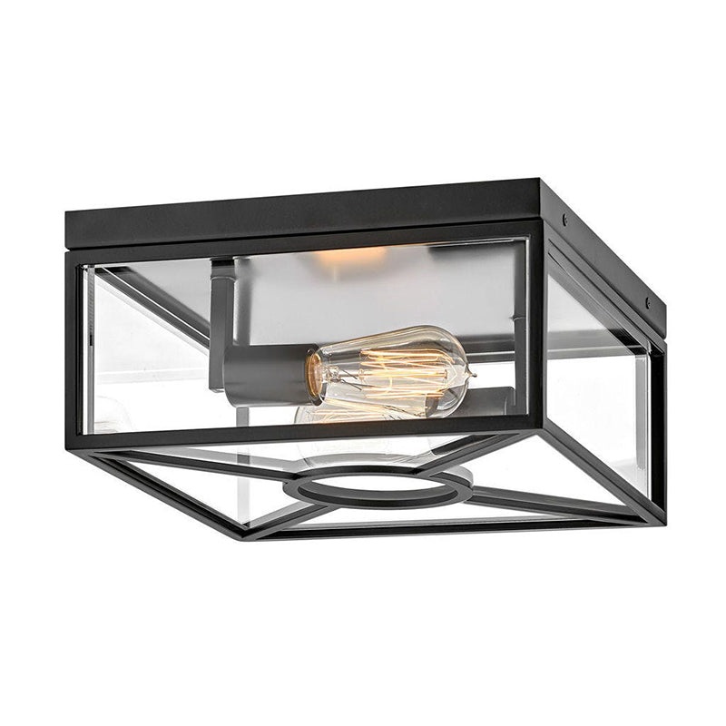 Hinkely 18373 Brixton 2-lt 12″ LED Outdoor Flush Mount