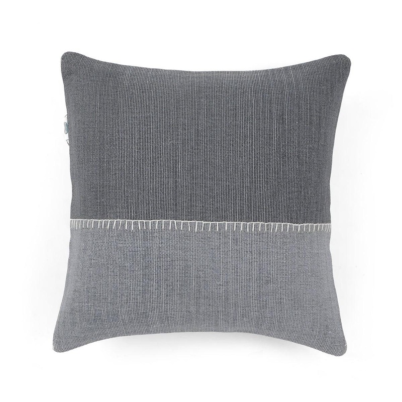 Lucas Cushion Cover Blue & Dark Blue