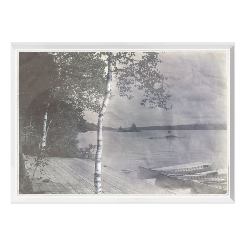“Vintage Island” Framed Art Print