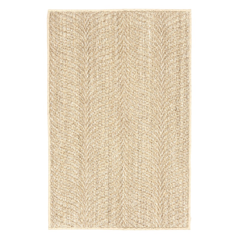 Wave Woven Sisal Custom Rug | Sand
