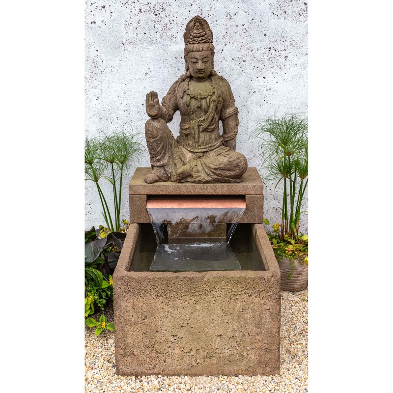 Antique Quan Yin Buddha Fountain