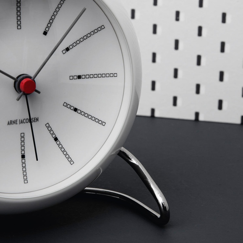 Arne Jacobsen Banker’s Table Clock, Three Color Variants