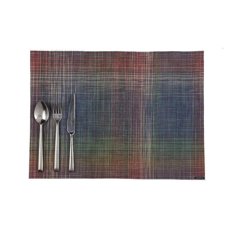 Chilewich Plaid Table Mat Multi-Color