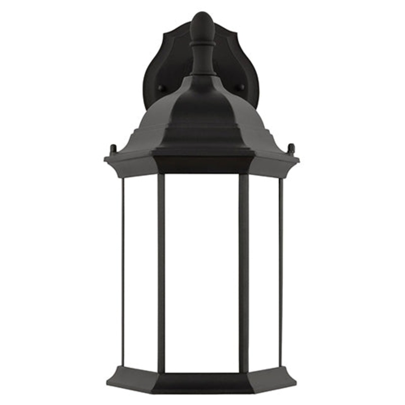 Generation 8938751 Sevier 1-lt 8″ Downlight Outdoor Wall Lantern, Satin Etched Glass