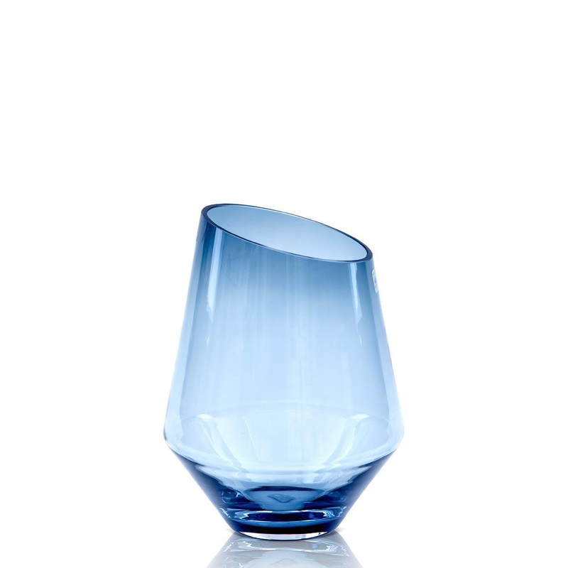 Z1872  Vase/Lantern Blue