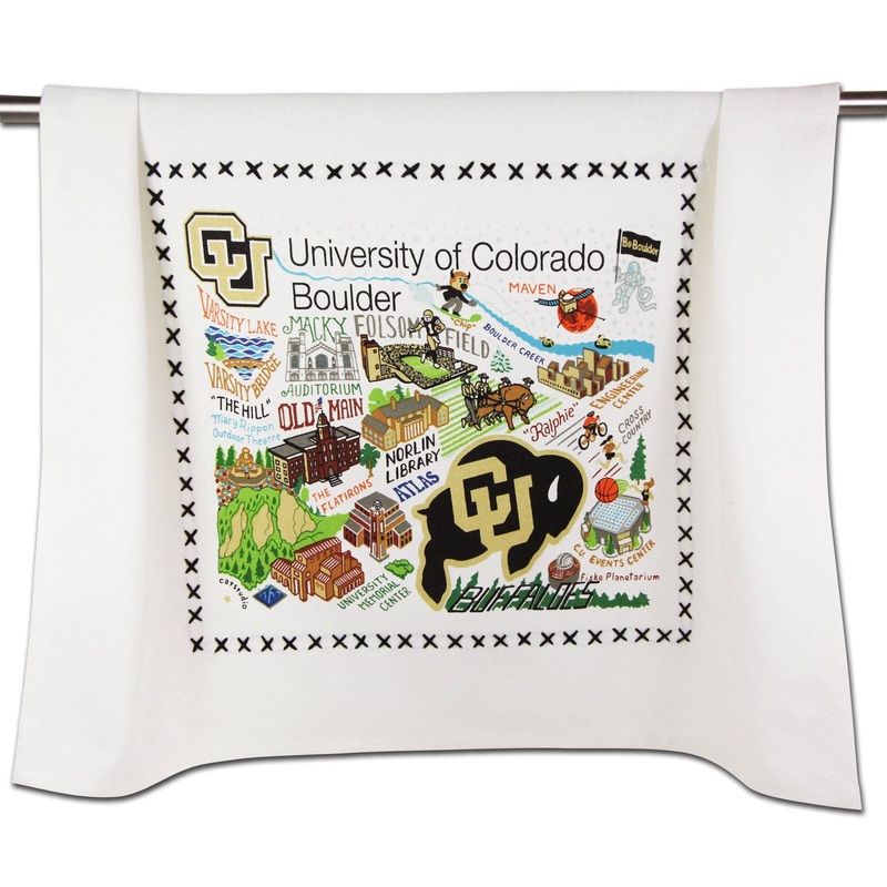 Boulder, University of Colorado Collegiate Dish Towel