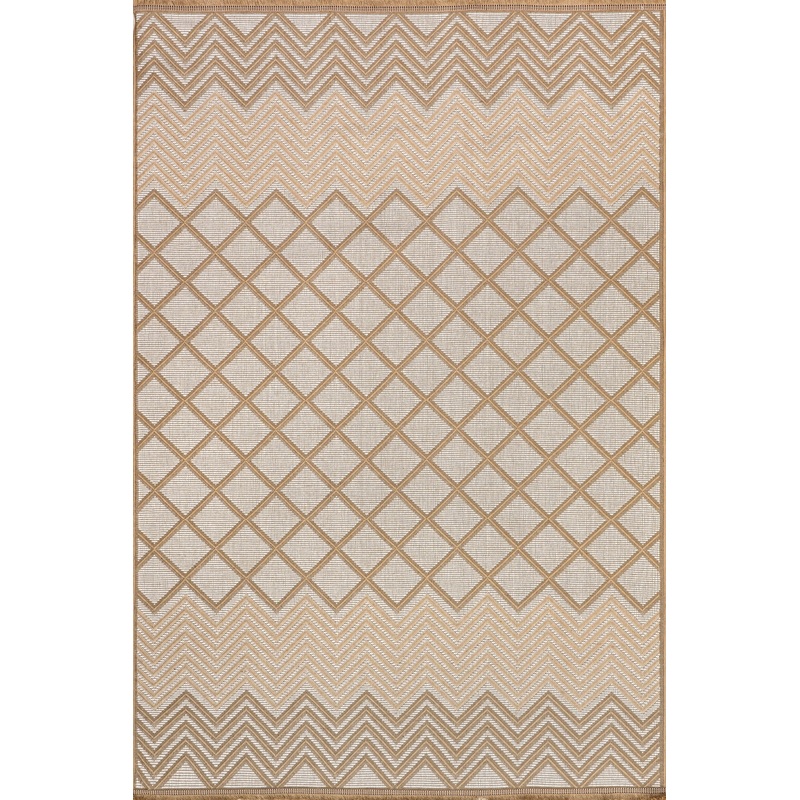 Camila Crosshatch Rug | Ivory