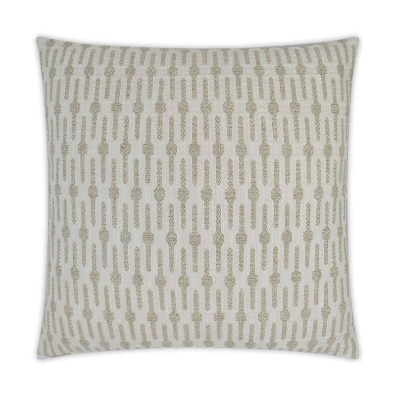 D.V. Kap Hoonah Ivory 24″ x 24″ Decorative Throw Pillow | Quick-Ship