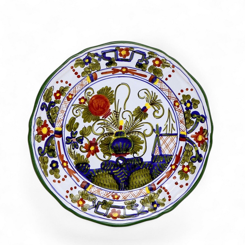FAENZA-CARNATION: Scalloped salad plate (8” Diam.)