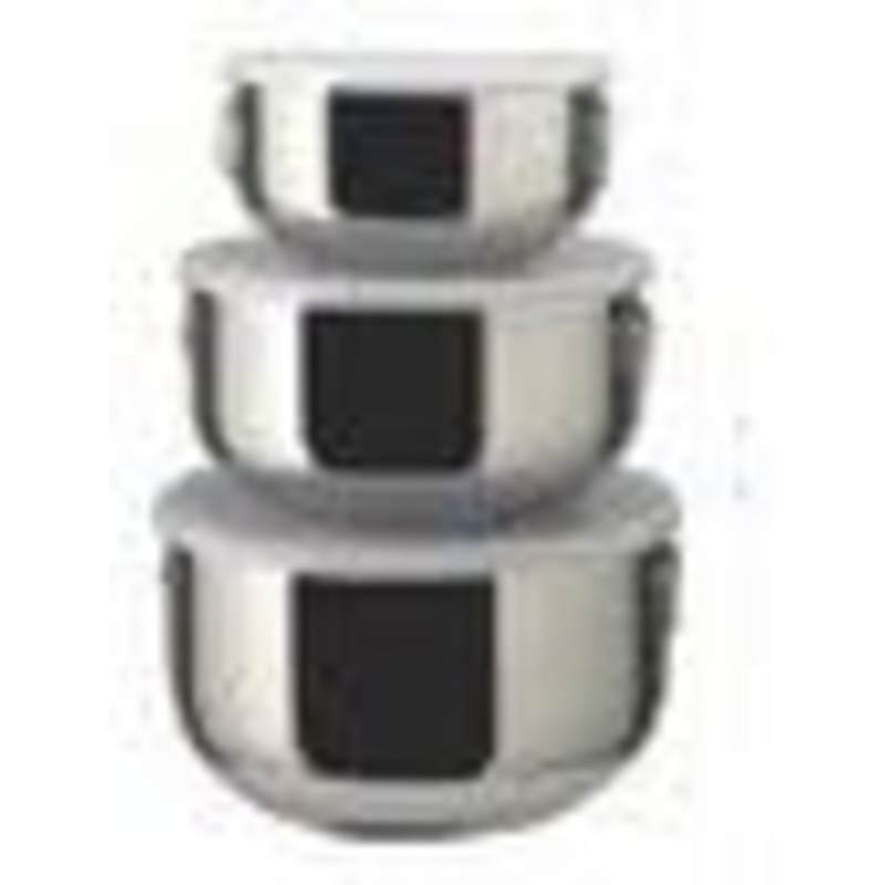 Farberware Stainless Steel 3 Pcs Bowl Set with Lids