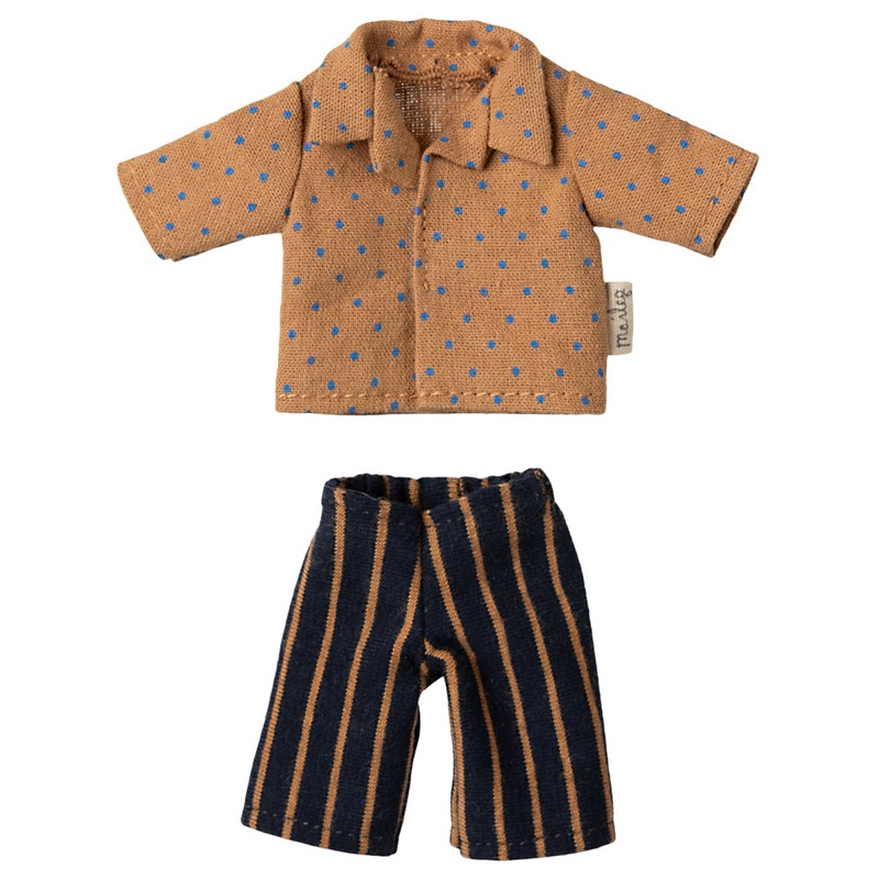 Maileg Shirt And Striped Pants for Dad Mouse 2025