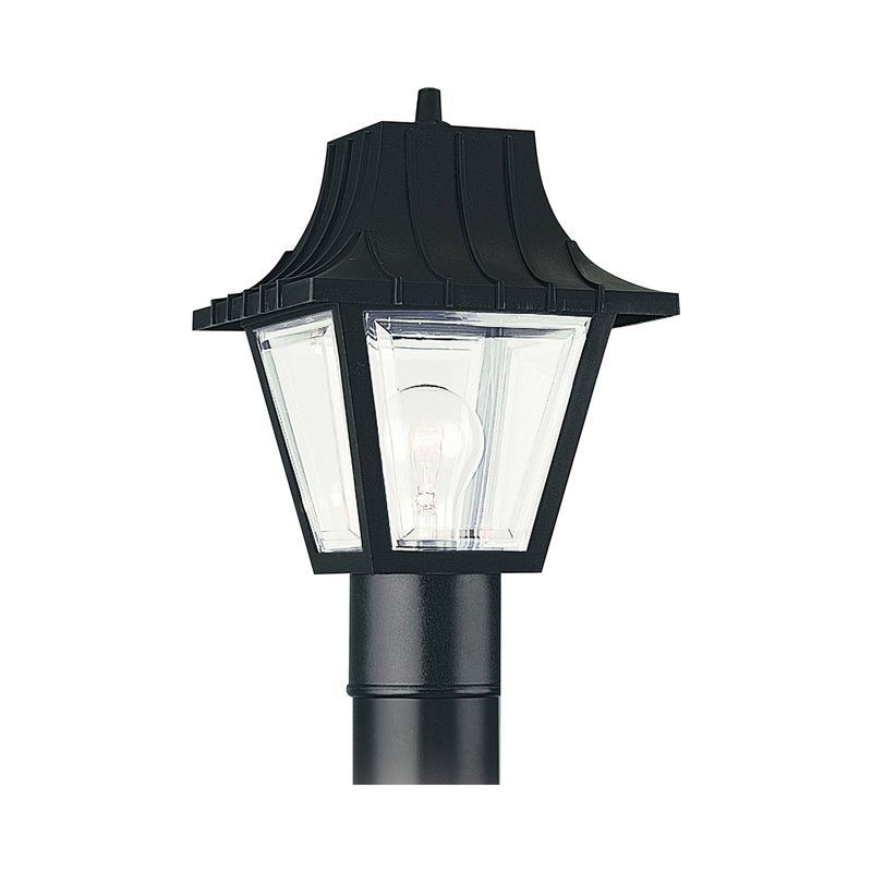 Outdoor Polycarbonate Lantern Post Light