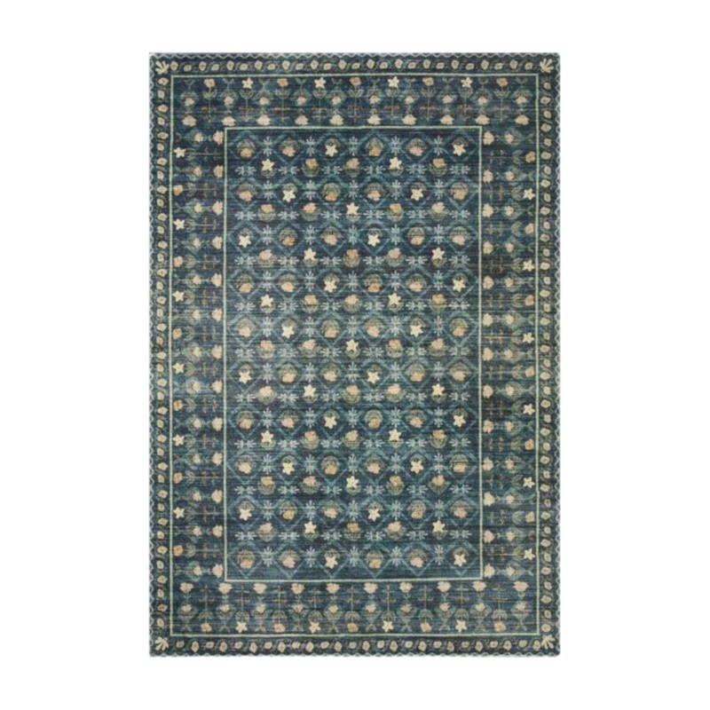 Rifle Paper Co. X Loloi/ Eden Lattice Indigo Rug