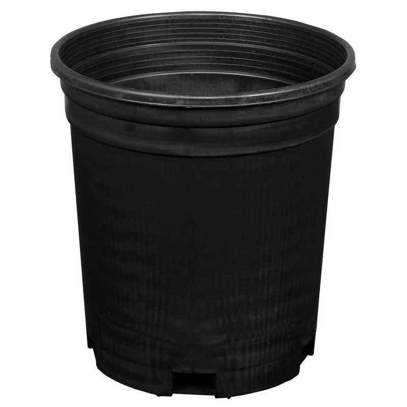Gro Pro Premium Round Black Nursery Pot