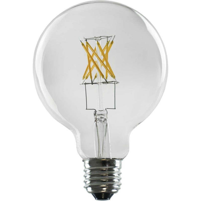 Segula Vintage LED Globe E27 G95 Clear – 650lm 2700K – Dimmable