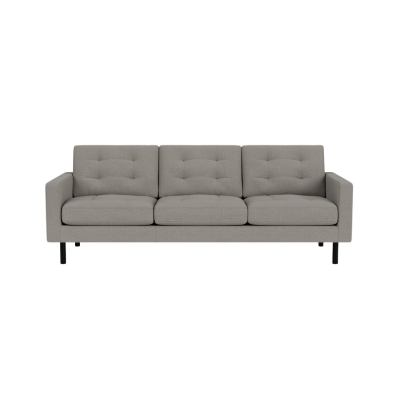 EQ3 Joan 87″ Sofa – Panama Grey