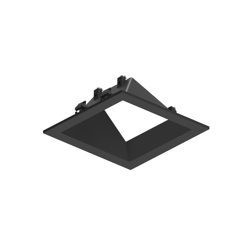Nora NAPF-3SWW 3″ Apollo Square Flanged Wall Wash Trim with Clear Lens