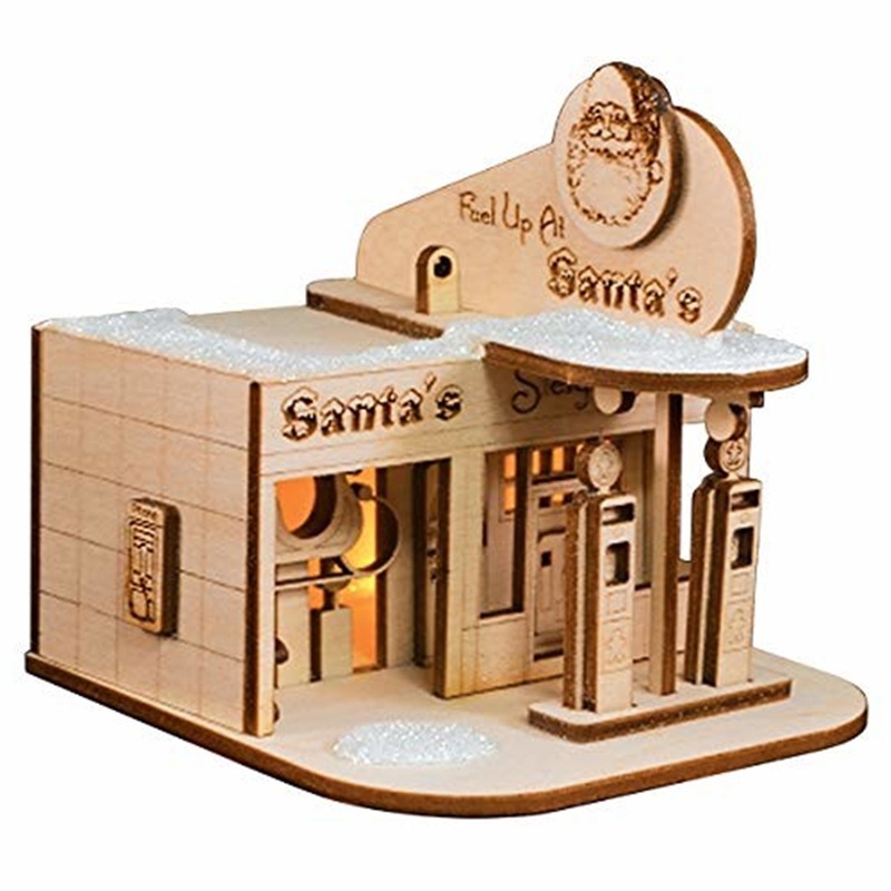 Old World Christmas 80016 Santa’s Sleigh Station Ornament
