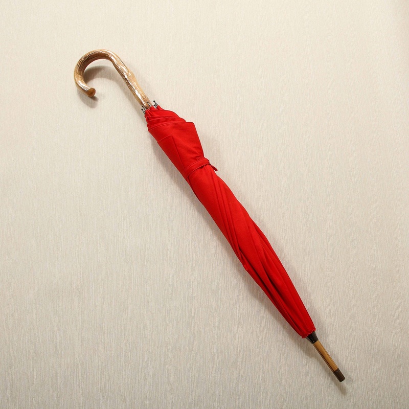 Red cotton umbrella