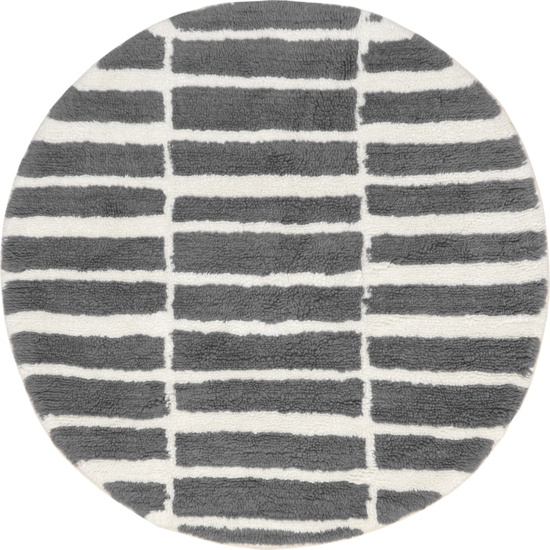 Vlad Washable Wool Rug | Grey