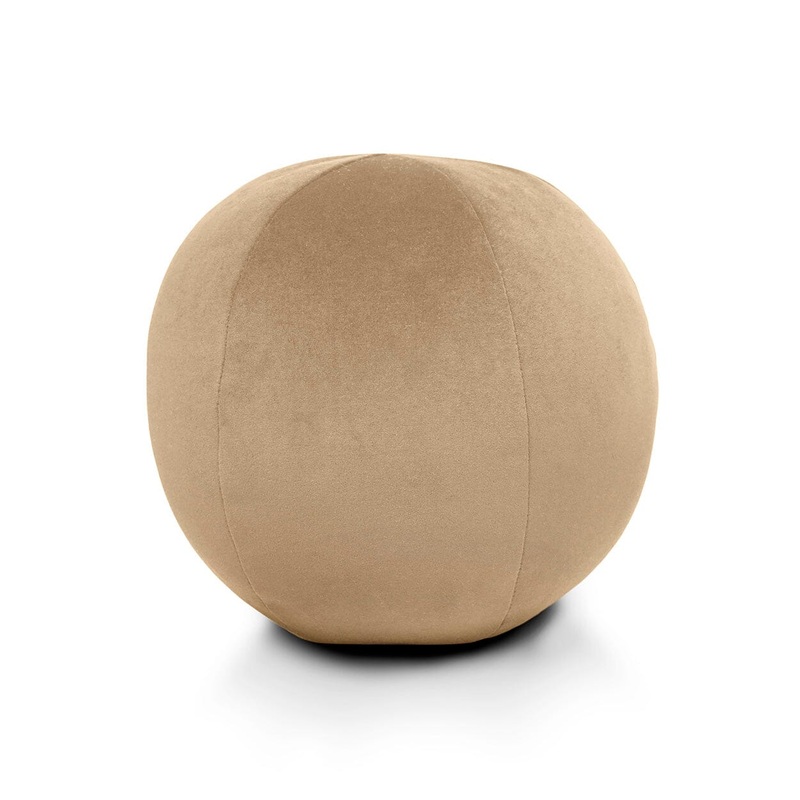 D.V. Kap  Posh Ball  Pillow | Latte