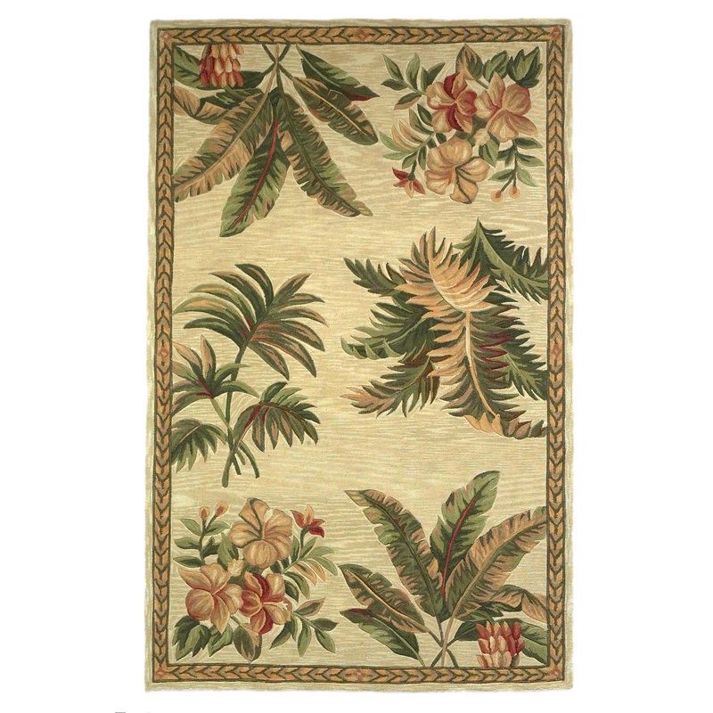 KAS Sparta 313 Florals & Tropicals Hand Tufted Area Rug