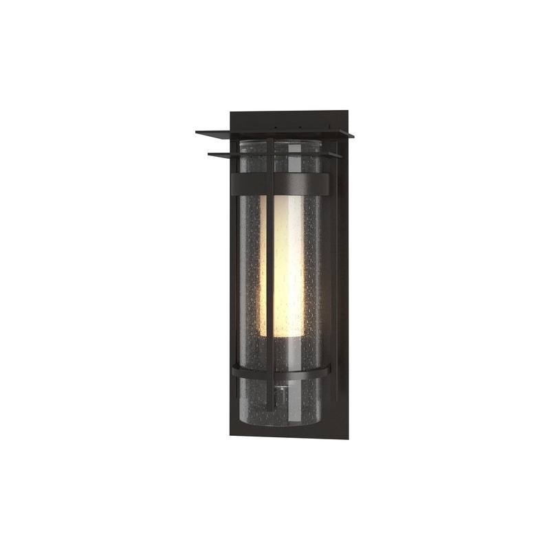 Torch Outdoor Wall Light with Top Plate