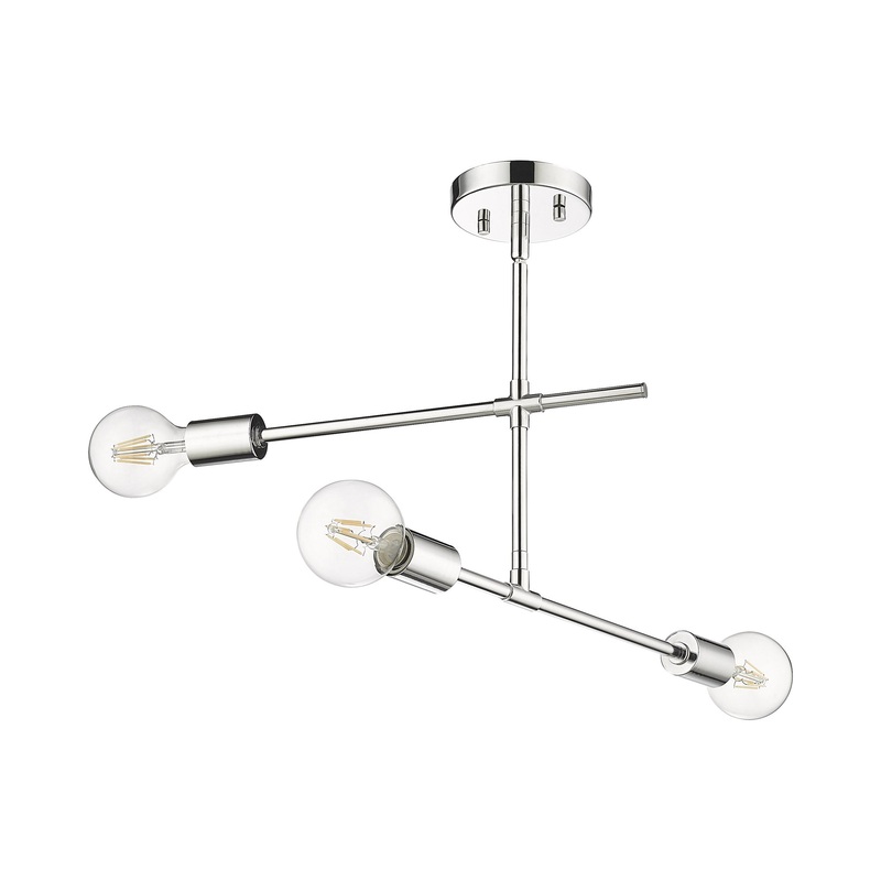 Modernist Semi Flush Mount Ceiling Light