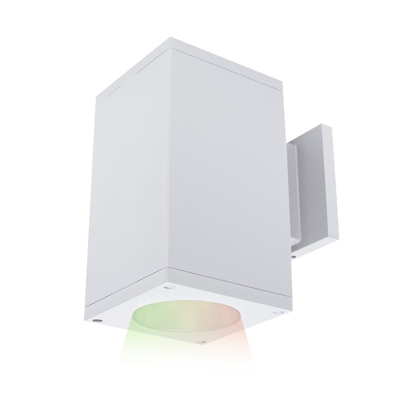 WAC DC-WS05 Cube Architectural 5″ LED Single Wall Mount, Color Changing, Beam Spread 83 Degrees
