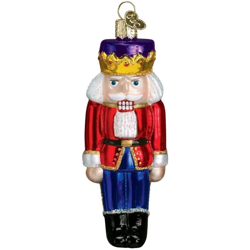 Old World Christmas Blown Glass Ornament for Christmas Tree, Nutcracker Prince